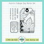Creative Worship Autumn Collage Tag Clear Stamps cws-26-025