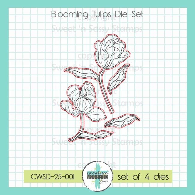 Creative Worship Blooming Tulips Dies cwsd-25-001