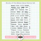 Creative Worship Books Of The Bible Clear Stamps sns-23-052
