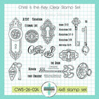 Creative Worship Christ Is The Key Clear Stamps And Dies Bundle CWS-26-024 Clear Stamp Set Alone
