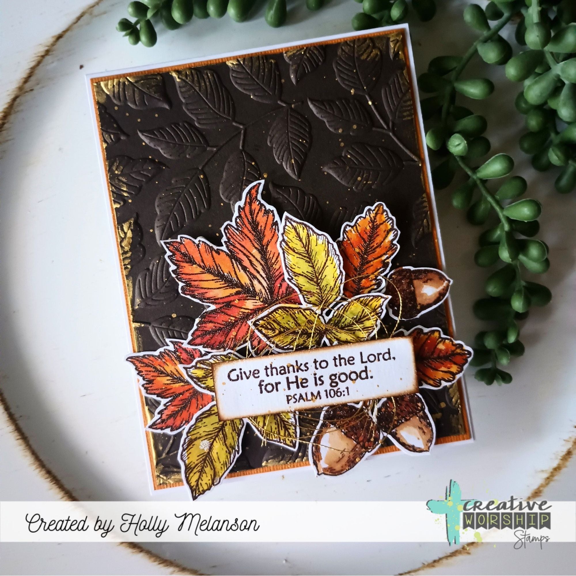 Creative Worship Colors Of Fall Dies cwsd-25-023 Psalms Card
