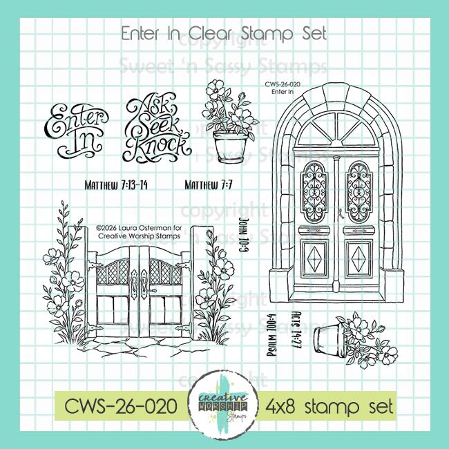 Creative Worship Enter In Clear Stamps cws-26-020