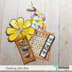 Creative Worship Entomology Elements Clear Stamps And Dies Bundle Jane Basi Created for His Glory Bingo Card and Filmstrip ephemera pieces