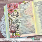 Creative Worship God's Beauty Clear Stamps cws-26-017 Bible Journaling