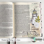 Creative Worship Safe Harbor Clear Stamps cws-26-010 Bible Journaling