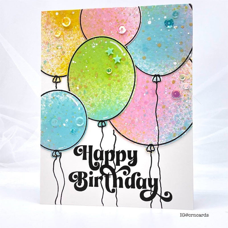 Simon Says Stamp Cue The Confetti Wafer Dies sssd112903c Stamptember Birthday Card