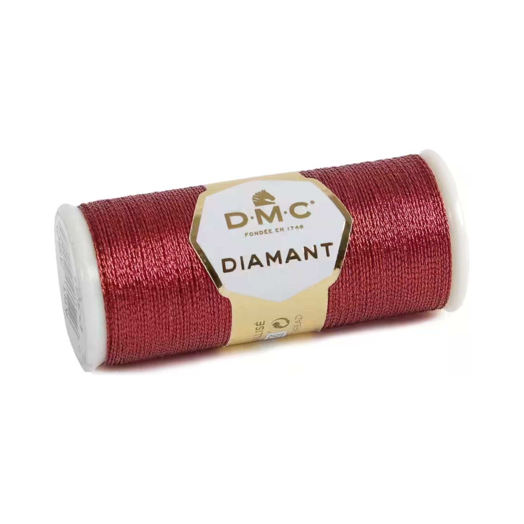 DMC Red Ruby Diamant Metallic Thread 380-d321