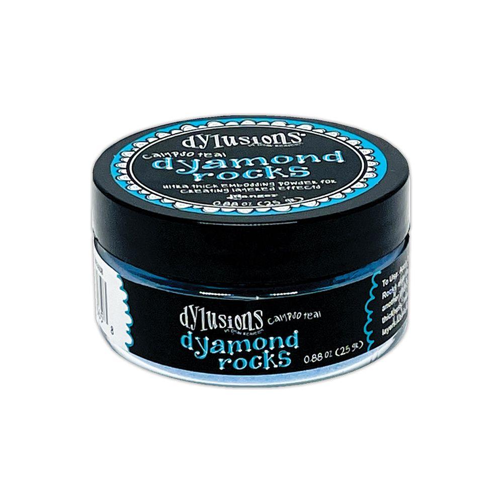 Ranger Dylusions Calypso Teal Dyamond Rocks Embossing Powder dym83658