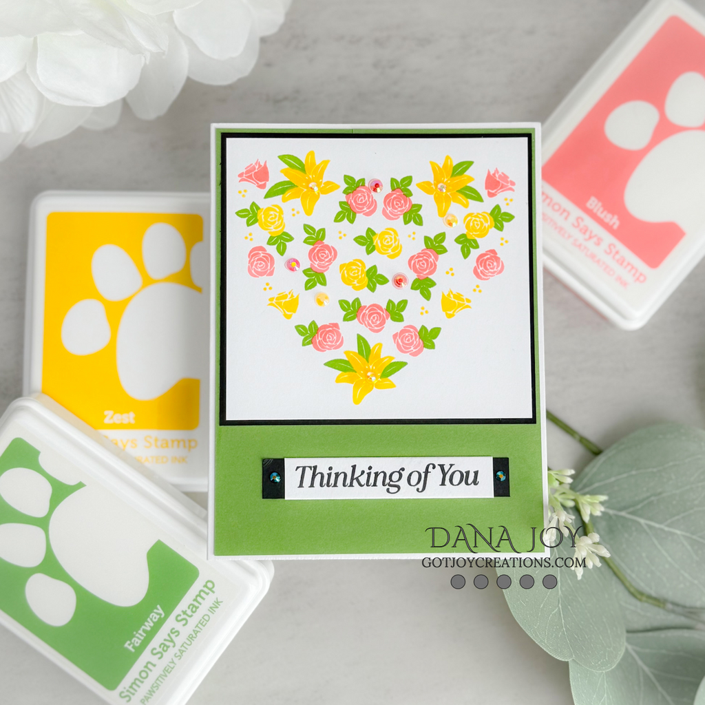 Simon Says Stamps and Dies Timeless Blossoms set971tb You Are My Favorite Thinking of You Card | color-code:ALT04