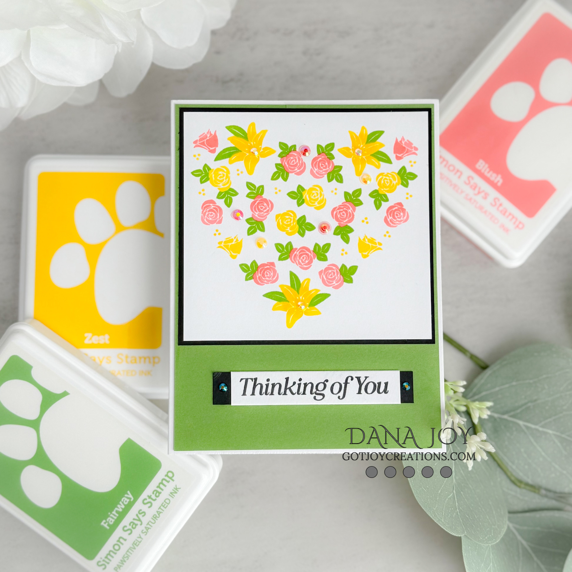 Simon Says Stamps and Dies Timeless Blossoms set971tb You Are My Favorite Thinking of You Card | color-code:ALT04