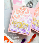Simon Says Stamp Embossing Folder Dancing Floral sf426 To Be Loved Birthday  Card | color-code:ALT08