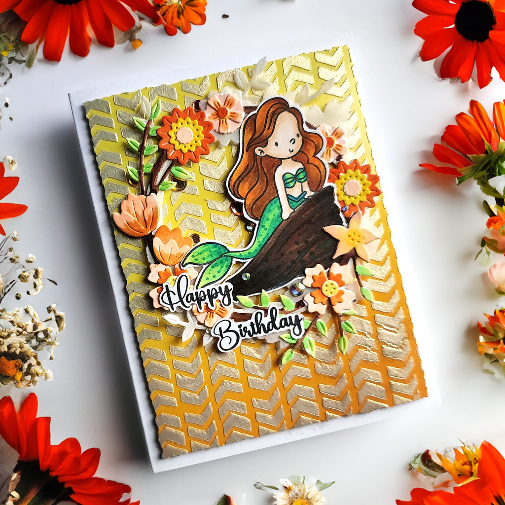 Simon Says Stamps and Dies Once Upon a Dream set794ou Sunny Vibes Princess Card | color-code:ALT02