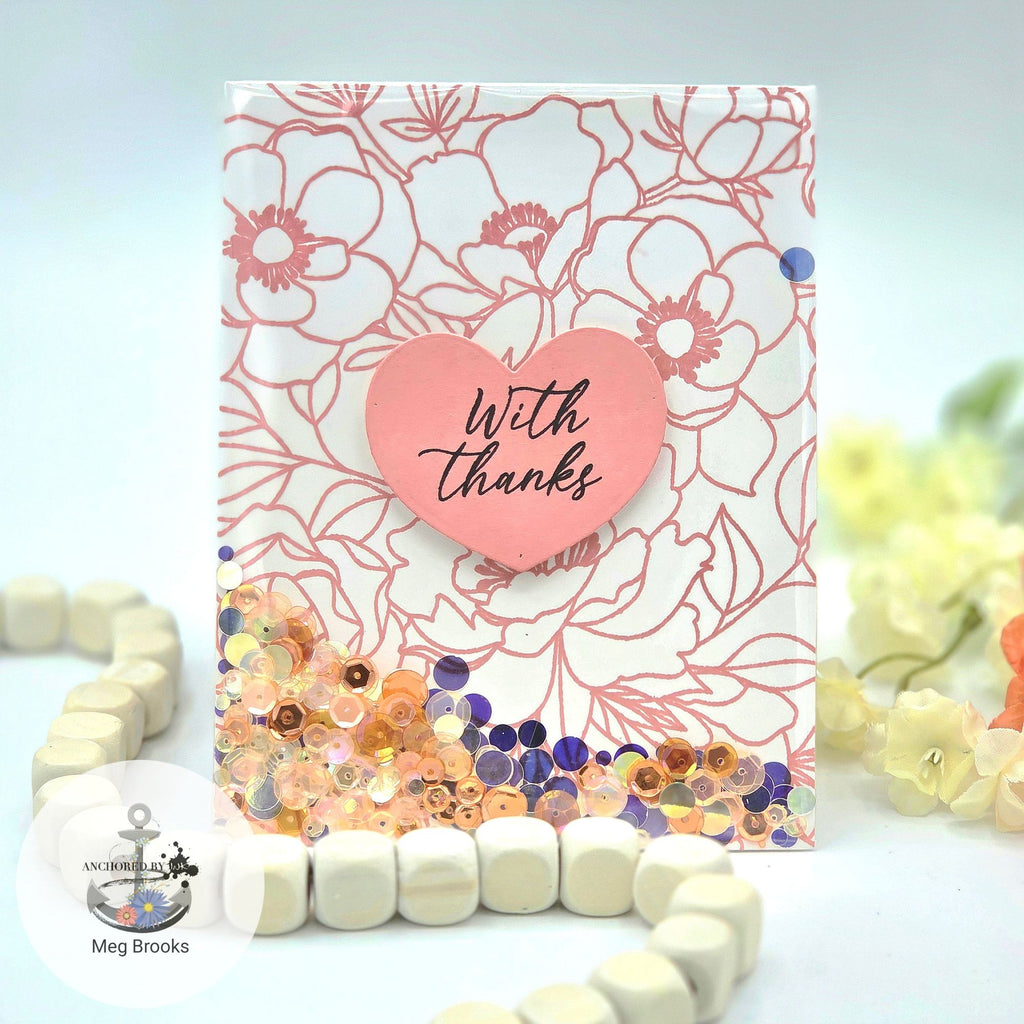 Simon Says Clear Stamps Delicate Blossoms 2230ssc Happy Camper Thanks Card