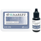 Ranger 49 and Market Designer Denim Dye Ink Pad And Reinker Bundle