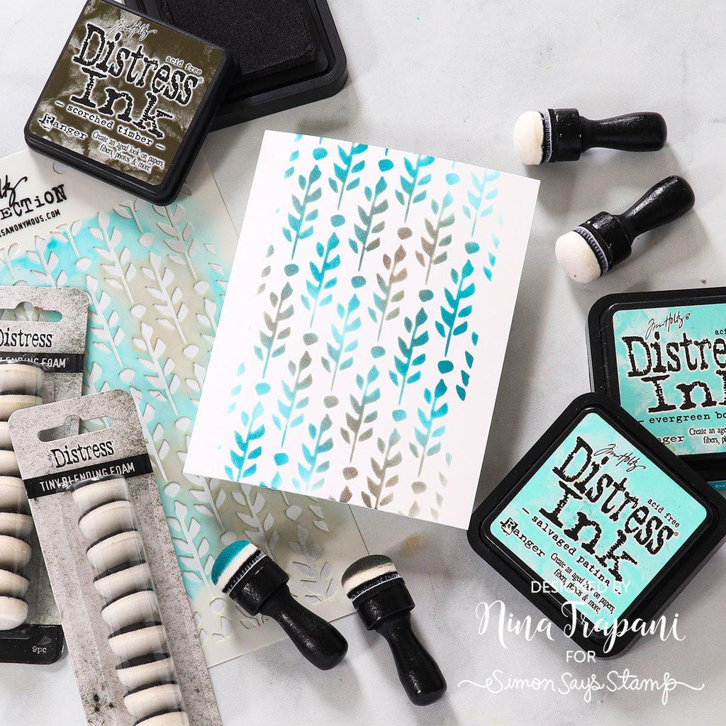 Tim Holtz Distress Tiny Blending Tool And Foams Bundle Ranger Controlled Blending | color-code:ALT02