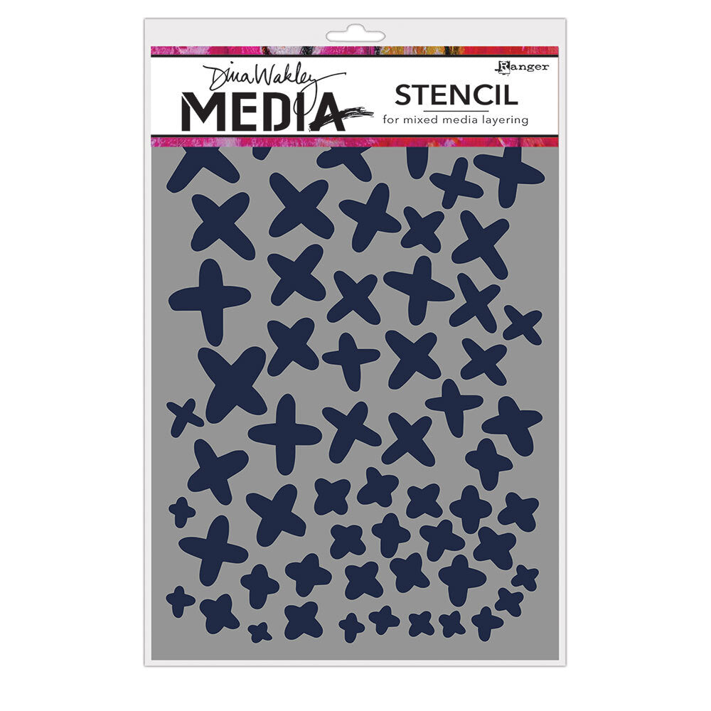 Dina Wakely XS Media Stencil MDS65043