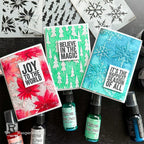 Tim Holtz Distress Holiday Mica Stain Set 6 Ranger tsck84372 Christmas Cards | color-code:ALT03