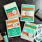 Tim Holtz Flip Top Distress Paint Lucky Clover Ranger TDF50636 Summer Card Set | color-code:ALT01