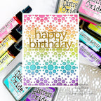 Tim Holtz Peacock Feathers Distress Spritz tdu86390 Caly Card | color-code:ALT05