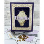 Simon Says Clear Stamps Distressed Parisian Frame 1194ssc Thanks Card