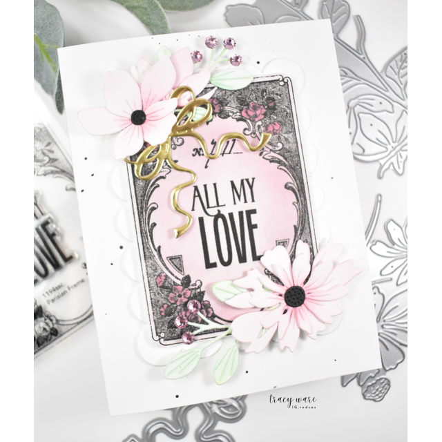 Simon Says Clear Stamps Distressed Parisian Frame 1194ssc All My Love Card | color-code:ALT01