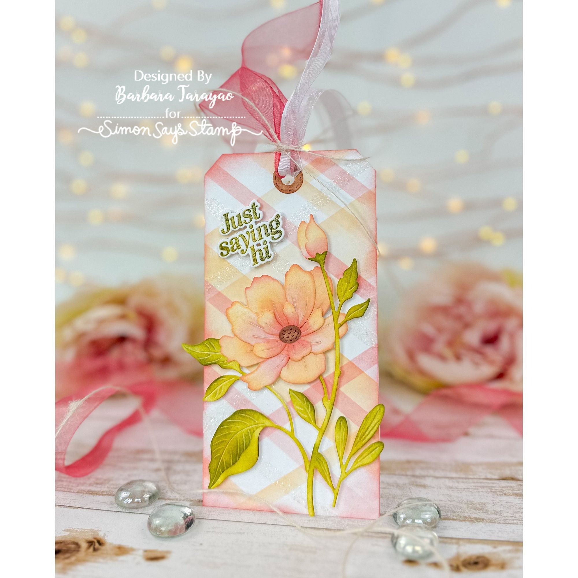 Simon Says Stamp Divine Peony Wafer Dies s919 Sunny Vibes Hi Tag | color-code:ALT03