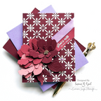 Simon Says Stamp Divine Peony Wafer Dies s919 Sunny Vibes Hello Card