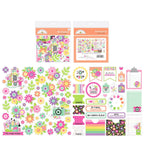 Doodlebug Color Me Crafty Bits and Pieces Ephemera Die Cut Shapes 9092
