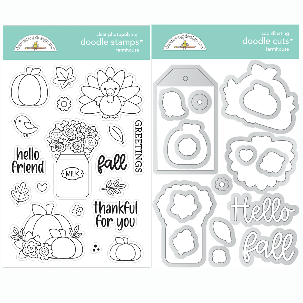 Doodlebug Farmhouse Stamps and Dies