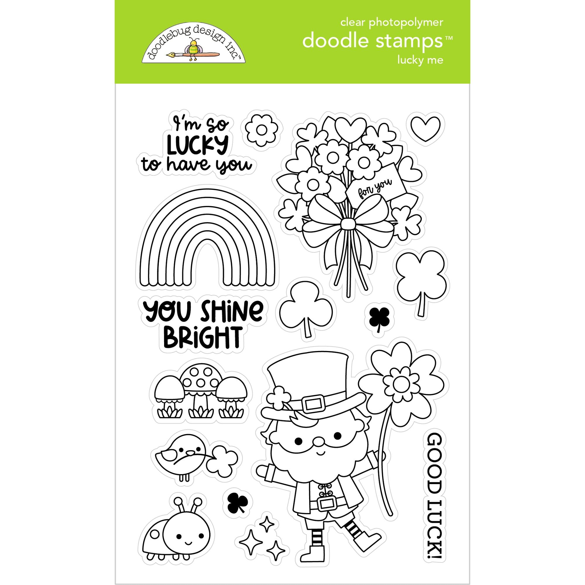 Doodlebug Lucky Me Doodle Stamps 9030