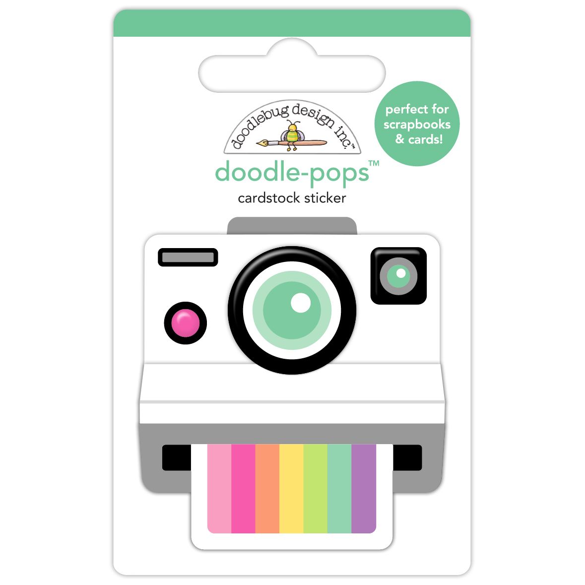 Doodlebug Snap Happy Doodle-Pops 3D Stickers 9072