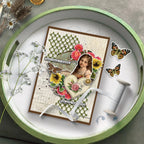 Dress My Craft Broken Edges Dies dmcd6182 Beauty In Simplicity Card