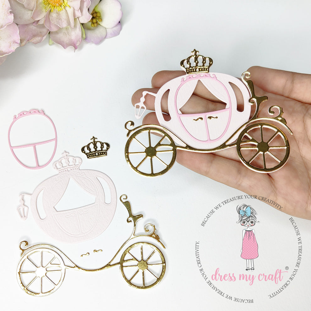 Dress My Craft Cinderella Carriage Dies dmcd6897 Fairytale Project