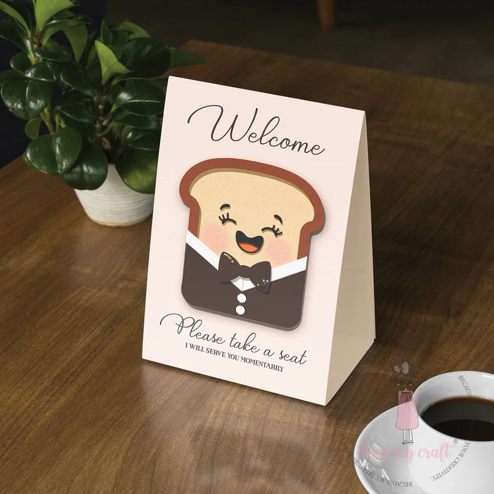 Dress My Craft Happy Bread Dies dmcd6083 Restaurant Sign