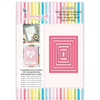 Dress My Craft Mini Stitched Scalloped Rectangle Frame Dies dmcd6765