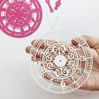 Dress My Craft Vintage Clock Face Dies dmcd6160 Detailed Image