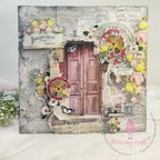 Dress My Craft Vintage Clock Face Dies dmcd6160 Storybook Scene