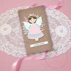 Dress My Craft Wings of Joy Dies dmcd7095 Christmas Wishes Angel Card