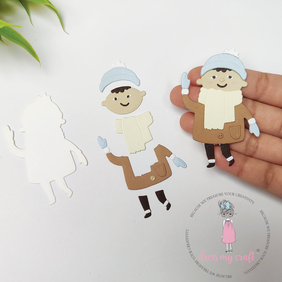 Dress My Craft Winter Boy Dies dmcd5786 Detailed View