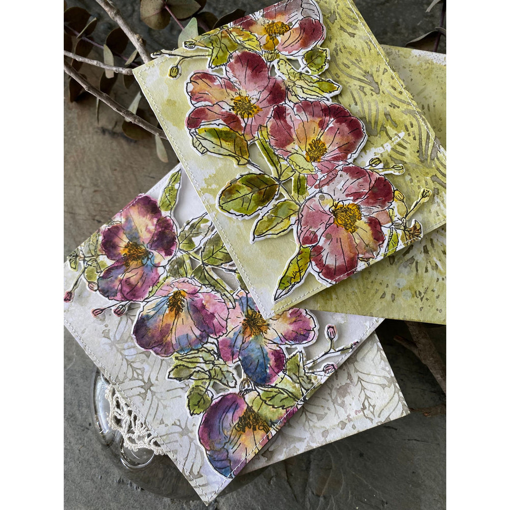 Simon Says Stamp Tim Holtz Floral Trims Bundle setft24 