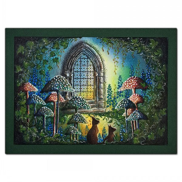 Lavinia Stamps Elfin Caps Clear Stamps lav876 fairy door
