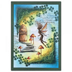 Lavinia Stamps Moss Caps Clear Stamps lav882 cute fairy