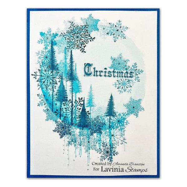Lavinia Stamps Snowflakes Large Clear Stamps lav842 christmas