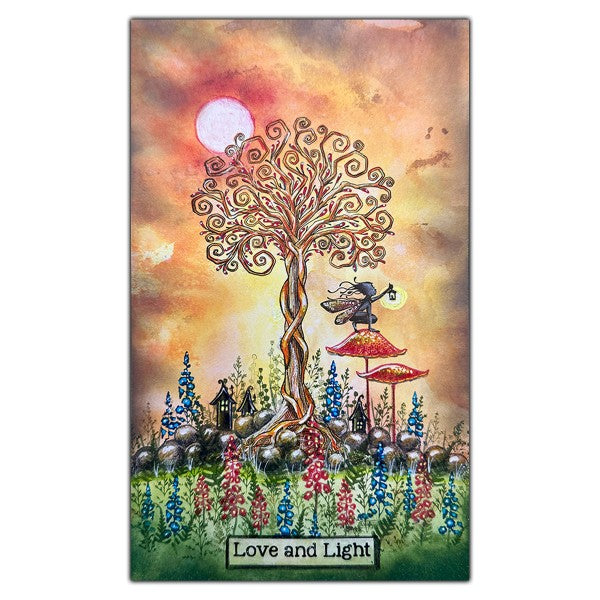 Lavinia Stamps Tree of Life Clear Stamp lav873 love and light