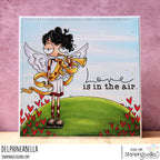 Stamping Bella Oddball Herald Cling Stamp eb1279 love in in the air
