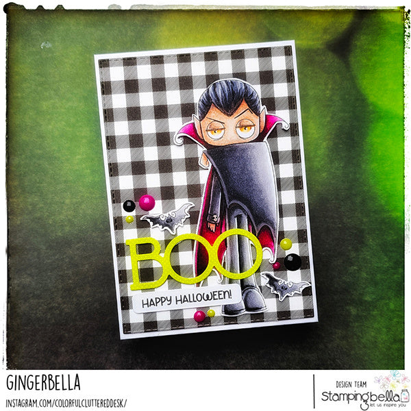 Stamping Bella Oddball Dracula Cling Stamps eb1426