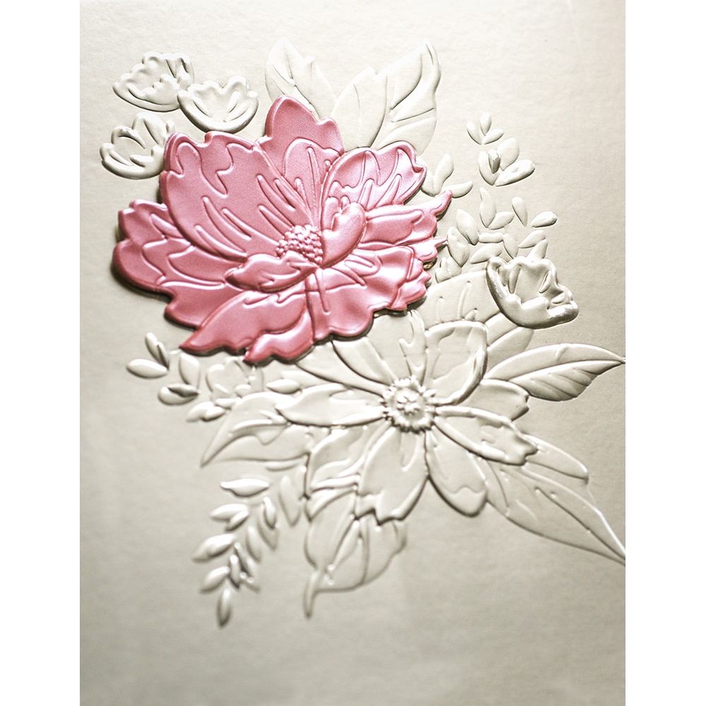 Memory Box Breezy Bouquet 3D Embossing Folder and Die ef1024