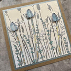 Paper Artsy Kay Carley Cling Stamps ekc72 flowers