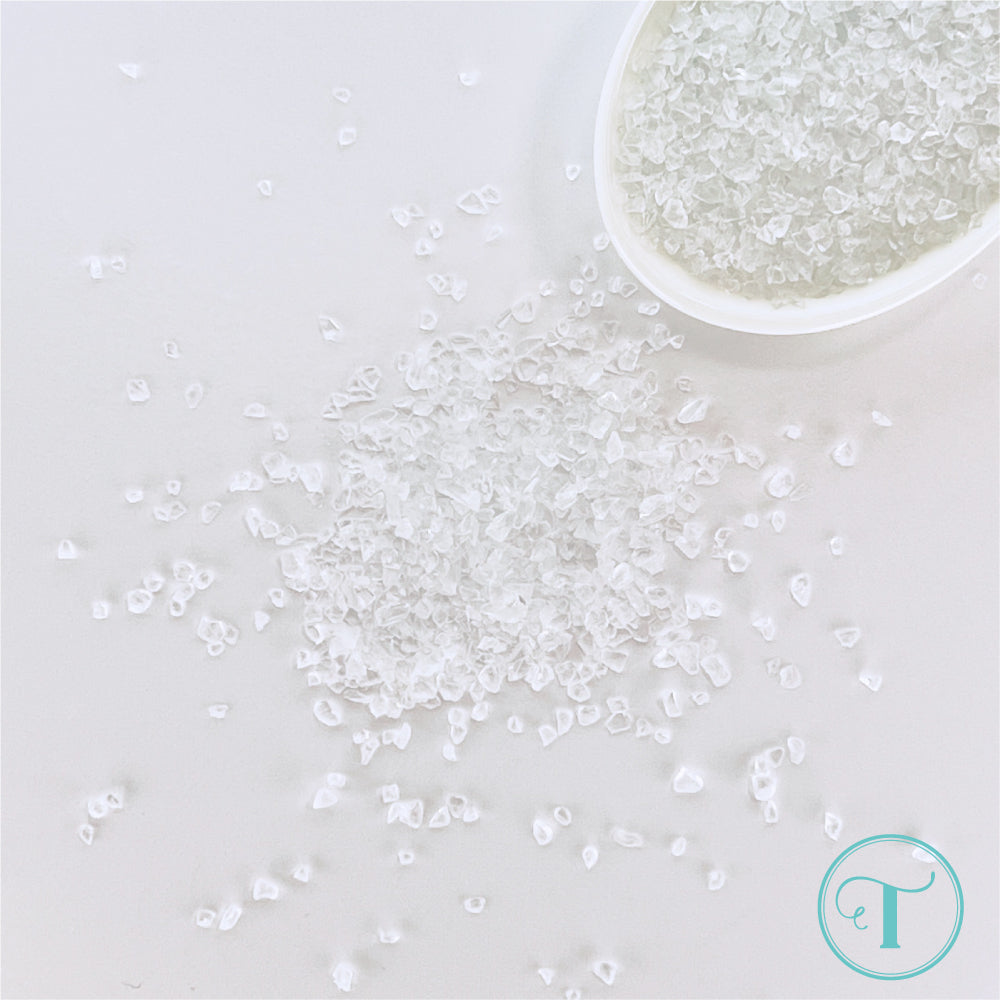 Trinity Stamps Coarse Sparkling Sugar Glass Glitter emb-0114 close up