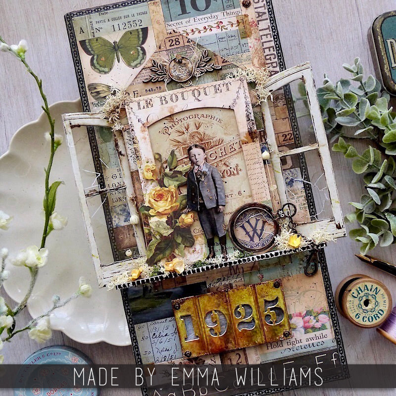 Tim Holtz Idea-ology Collage Strips Large th94367 emma